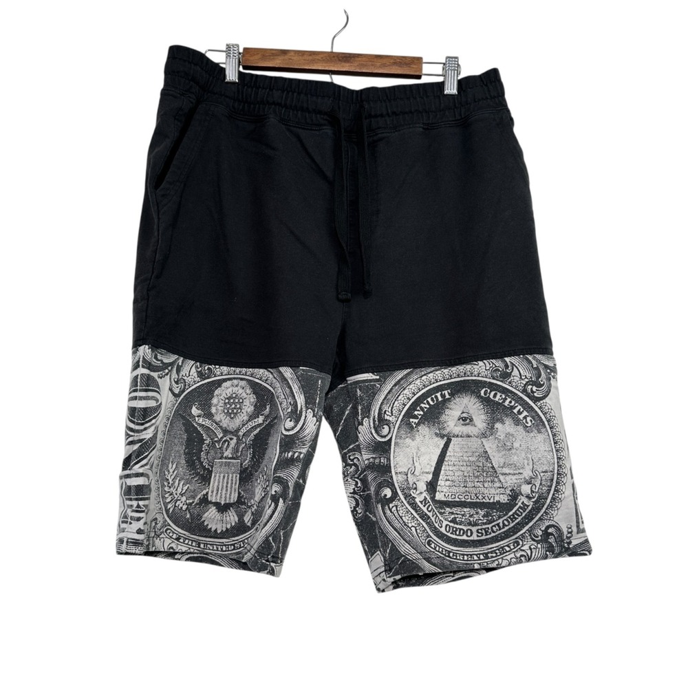 CONTENDER Without Comparison in the‎ World MCMLXXXV111 Men's BLK Sweat Shorts XL